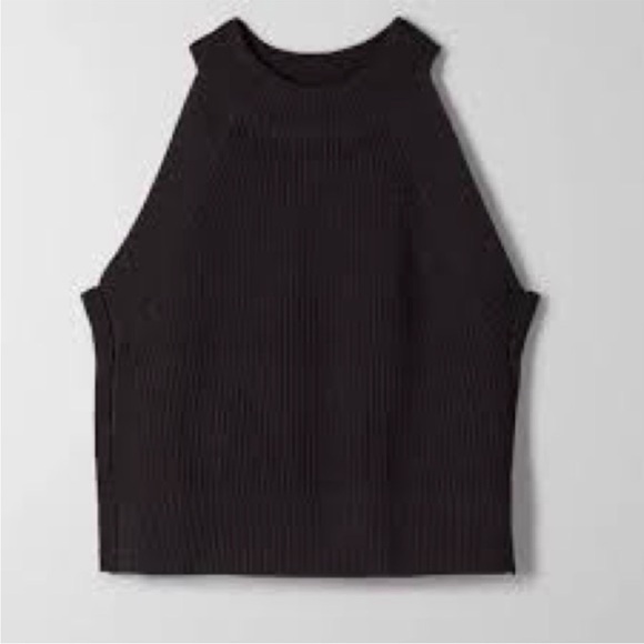 WILFRED Crevier Knit Ribbed Halter Top - Picture 4 of 9